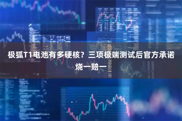 极狐T1电池有多硬核？三项极端测试后官方承诺烧一赔一